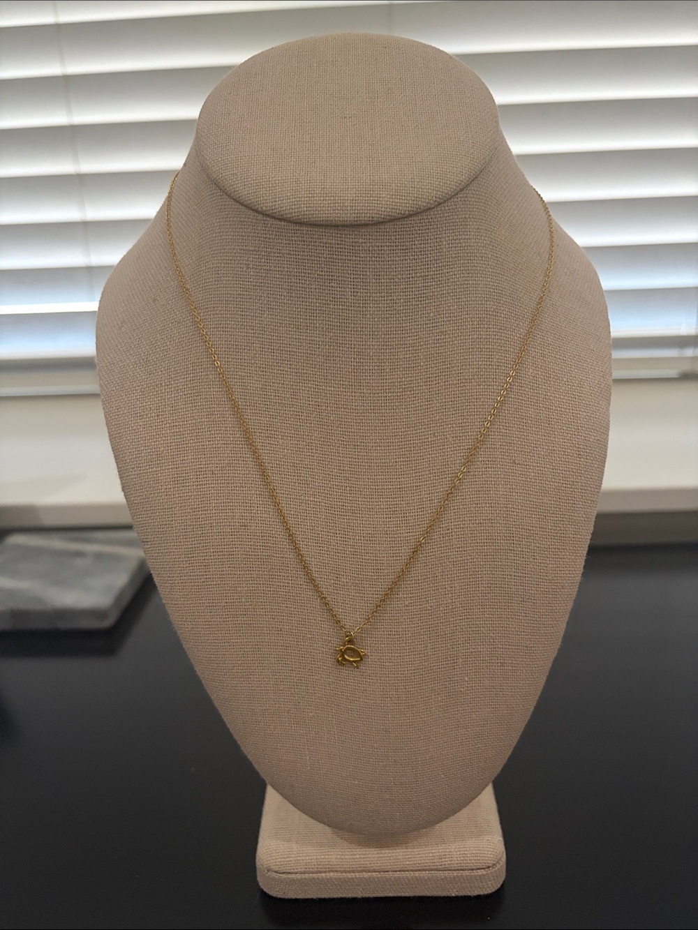 Gold Turtle Charm Necklace - Women Jewelry